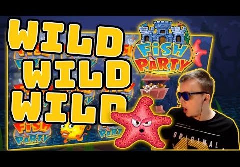 HUGE WIN on Fish Party Slot Machine!!