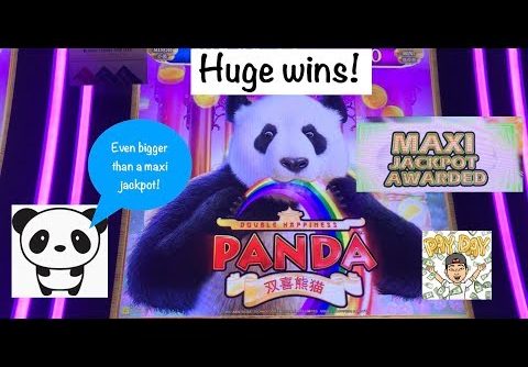 It’s my biggest win on a Panda slot! Double Happiness Panda 🐼 🎰