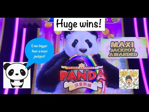 It’s my biggest win on a Panda slot! Double Happiness Panda 🐼 🎰