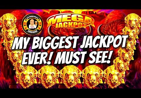 MY BIGGEST JACKPOT EVER on a Buffalo Gold Slot Machine MUST SEE