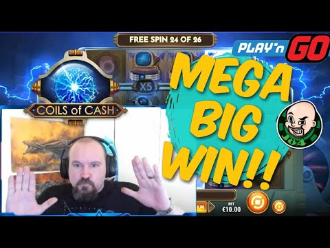 Mega Big Win From Coils Of Cash Slot!!