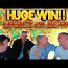 HUGE WIN!!! LEGACY OF DEAD BIG WIN – €10 bet on Casino slot from CasinoDaddys stream
