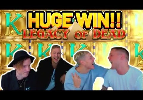 HUGE WIN!!! LEGACY OF DEAD BIG WIN – €10 bet on Casino slot from CasinoDaddys stream