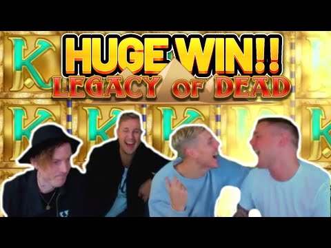 HUGE WIN!!! LEGACY OF DEAD BIG WIN – €10 bet on Casino slot from CasinoDaddys stream