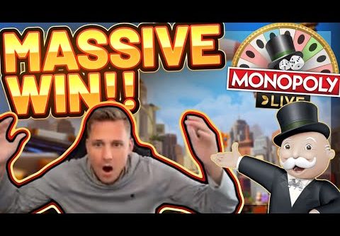 MASSIVE WIN!!! Monopoly LIVE BIG WIN – CasinoDaddy HUGE WIN on Casino Game