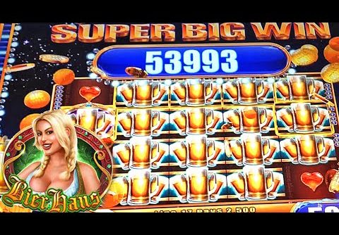 SUPER BIG WIN | BIER HAUS SLOT MACHINE BONUS | Wms Slots