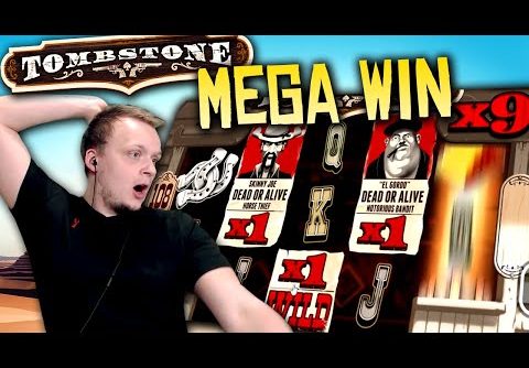 MEGA BIG WIN on Tombstone Slot
