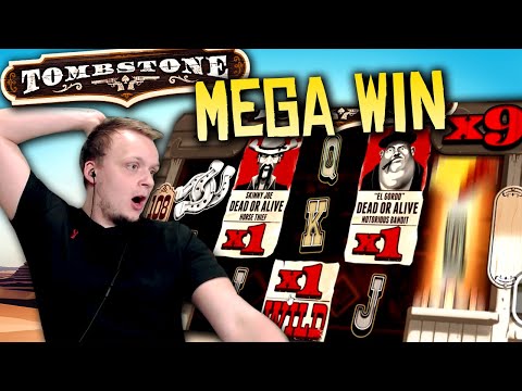 MEGA BIG WIN on Tombstone Slot