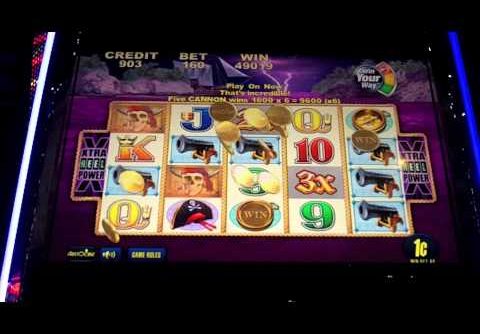 Aristocrat – Captain Cutthroat Slot Machine Bonus ***MEGA*** Win
