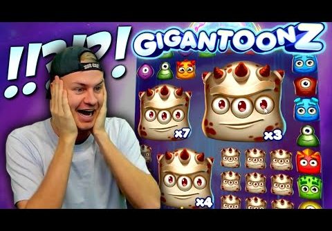 UNEXPECTED MEGA WIN on Gigantoonz Slot! (Reactoonz 3)