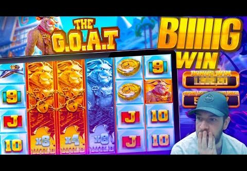 THE GOAT BIG WIN! NEW BLUEPRINT GAMING SLOT!