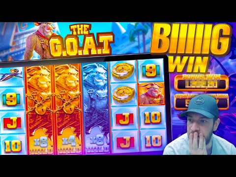 THE GOAT BIG WIN! NEW BLUEPRINT GAMING SLOT!