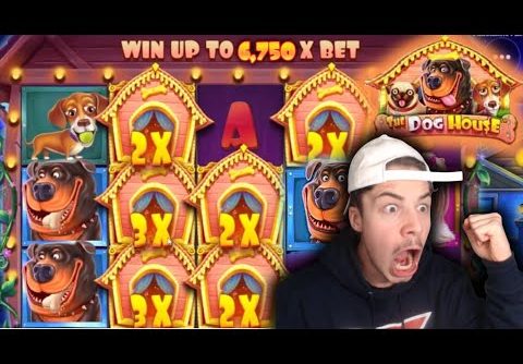 RECORD WIN ON DOG HOUSE SLOT *TWICE* FULL SCREEN TOP SYMBOL!