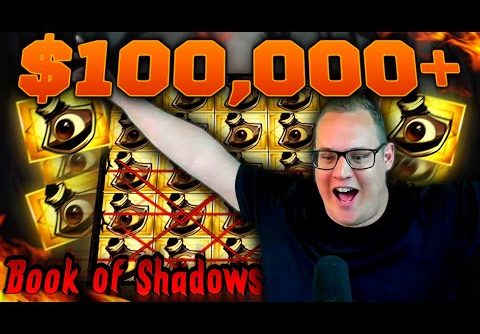 $100,000+ MEGA WIN ON BOOK OF SHADOWS SLOT! (HIGHROLL)