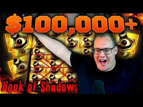 $100,000+ MEGA WIN ON BOOK OF SHADOWS SLOT! (HIGHROLL)