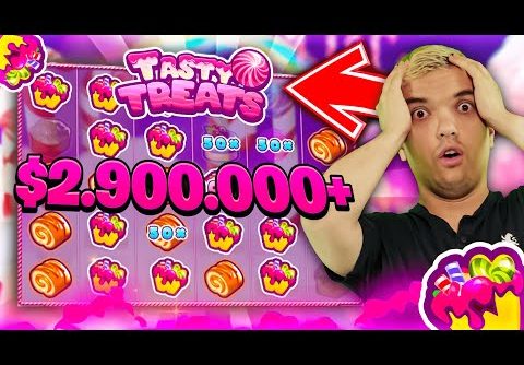 INSANE HIT ON TASTY TREATS BONUS ROUND | Big wins on online slots