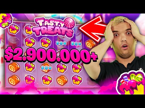 INSANE HIT ON TASTY TREATS BONUS ROUND | Big wins on online slots