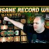 RECORD SUPER BIG WIN ON WANTED DEAD OR A WILD SLOT! (MAX STAKES)