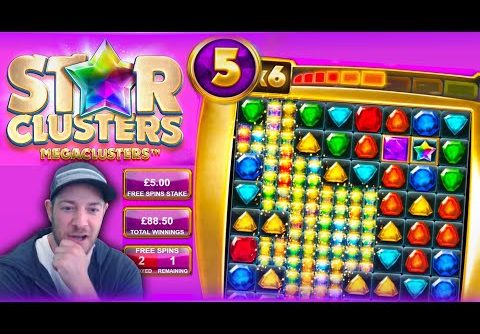 STAR CLUSTERS MEGACLUSTERS REVIEW!! The New Big Time Gaming Slot!