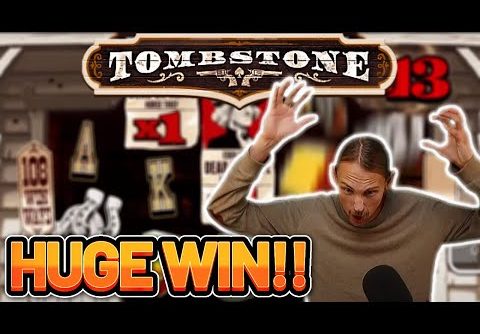 HUGE WIN! TOMBSTONE BIG WIN – CASINO Slot from CasinoDaddys LIVE STREAM