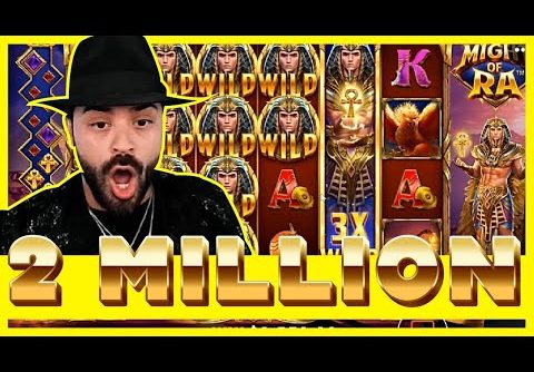 ROSHTEIN RECORD $2,000,000 MILION WIN ON MIGHT OF RA!!  NEW SLOT