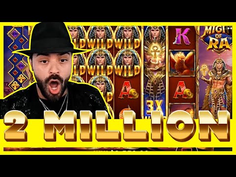 ROSHTEIN RECORD $2,000,000 MILION WIN ON MIGHT OF RA!!  NEW SLOT