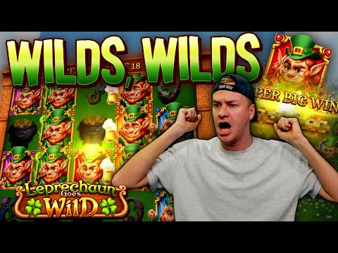 Leprechaun Goes Wild Slot *ACTUALLY* GOES WILD! ☘️ (HIGH STAKES BIG WIN)