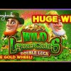 RARE GOLD WHEEL! Wild Lepre’Coins Double Luck Slot – HUGE WIN BONUS! HOT NEW GAME!