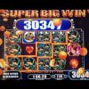 SUPER BIG WIN! Sun Warrior Slot Bonus $3 Bet WMS