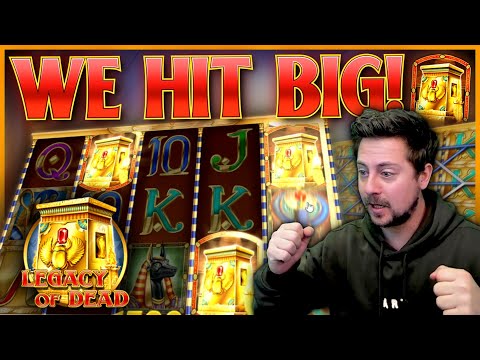 LEGACY OF DEAD SLOT GOES OFF! (Bonus Big Win)