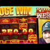 BIG WIN ON BLUEPRINTS NEW KING OF THE WEST SLOT!