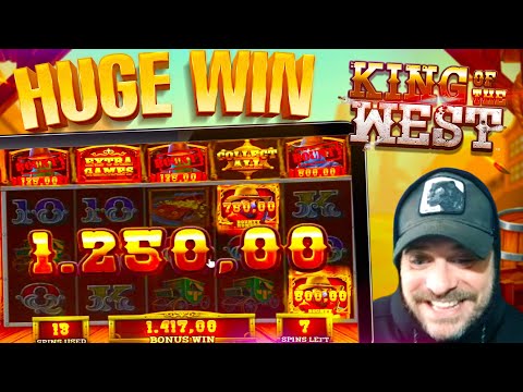 BIG WIN ON BLUEPRINTS NEW KING OF THE WEST SLOT!