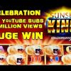 SUNSET KING SLOT!|10ksubs|10mviews – *Celebration* HUGE WIN! – Slot Machine Bonus