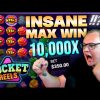 $3,500,000 INSANE JACKPOT MAX WIN ON ROCKET REELS SLOT!