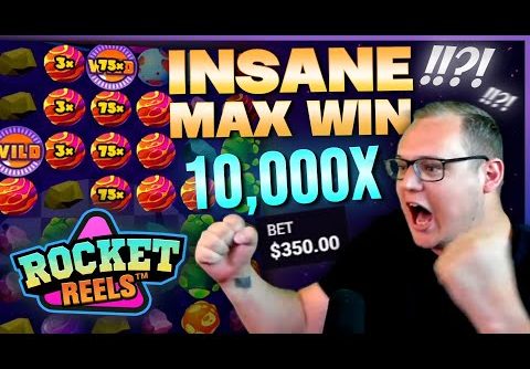 $3,500,000 INSANE JACKPOT MAX WIN ON ROCKET REELS SLOT!