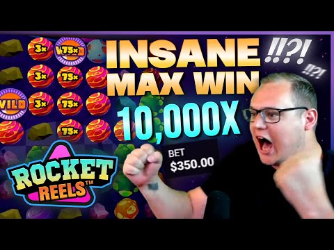 $3,500,000 INSANE JACKPOT MAX WIN ON ROCKET REELS SLOT!