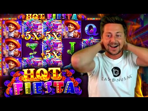 INSANE MAX WIN ON HOT FIESTA SLOT! (BONUS BUY)