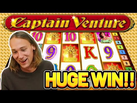 HUGE WIN! CAPTAIN VENTURE BIG WIN – €10 bet on Casino Slot from CASINODADDY