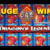 HUGE WIN!! Winning Fortune Progressives – Dragon’s Legend – Slot Machine Bonus