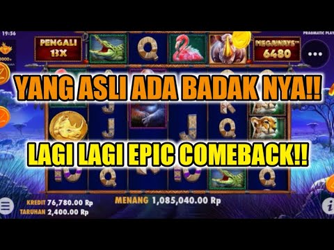 SLOT GACOR HARI INI!! INFO JAM GACOR GREAT RHINO MEGAWAYS, DIKASIH WD EPIC COMEBACK!!