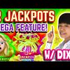 12 JACKPOTS WITHIN 60 MINUTES!! *RARE* MEGA FEATURE!! Bag Game Slot Machine Bonus Wins w/ Dixie