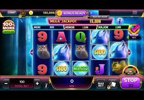 Caesars Slots Free Casino – Wild Howl – 7 Mega Wins/1 Big Win – 9500 Bonus Coins 👉 11864 Coins Total