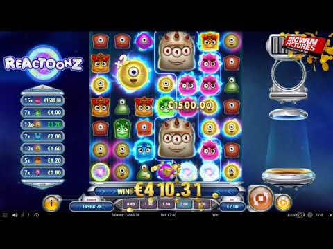 Reactoonz Slot – HUGE Win Gargantoon!