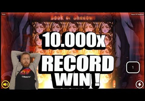 10.000x RECORD WIN by Dr.Bigwinsky Book of Shadows!
