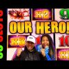 Buffalo Deluxe Saves Our Butts! Casino Slot Machine Big Win Bonus!