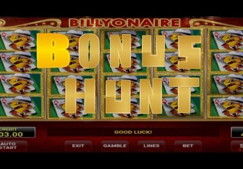 BILLYONAIRE CASINO SLOTS 🔥 BONUS HUNTER AND BIG WIN 😱