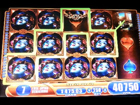 Cirque du Masquerade *MAX BET* Bonus SUPER BIG WIN! WMS Slot Machine