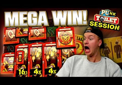 MEGA BIG WIN on NEW Punk Toilet Slot! – Bonus Buy Highlights