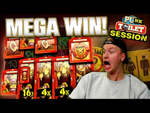 MEGA BIG WIN on NEW Punk Toilet Slot! – Bonus Buy Highlights