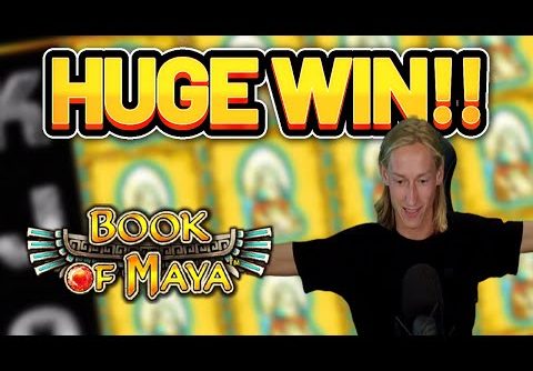 HUGE WIN!!!! BOOK OF MAYA BIG WIN –  Casino Slot from Casinodaddy LIVE STREAM